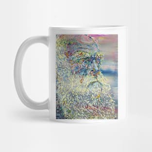 CHARLES DARWIN oil portrait .1 Mug